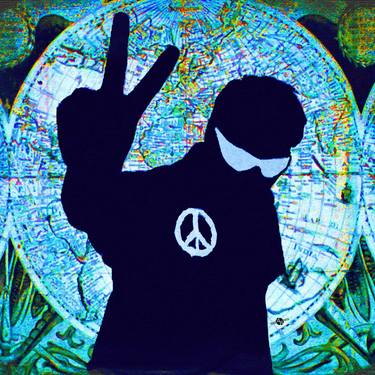 Original Pop Art Abstract Digital by Tony Rubino