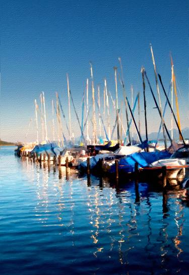 Sail Boats Ocean Sea Landscape Sky Boat thumb