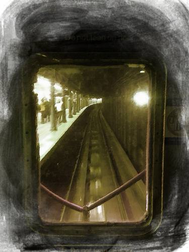 Through The Last Subway Car Window thumb