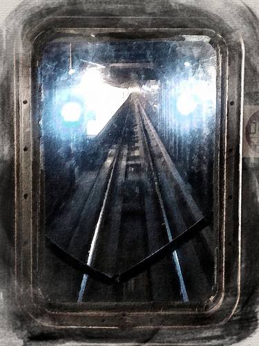 Through The Last Subway Car Window 2 thumb
