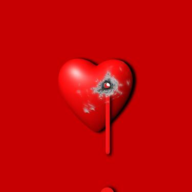 Heart Series Love Bullet Holes thumb