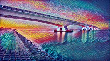 Original Pop Art Abstract Digital by Tony Rubino