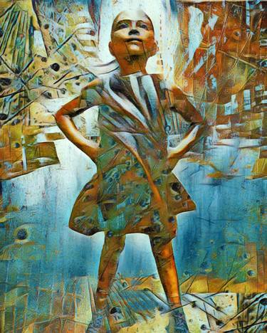 Fearless Girl Future Is Female Painting 1 thumb