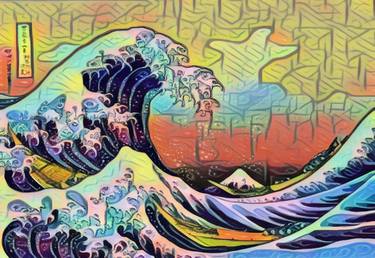 Print of Pop Art Seascape Digital by Tony Rubino