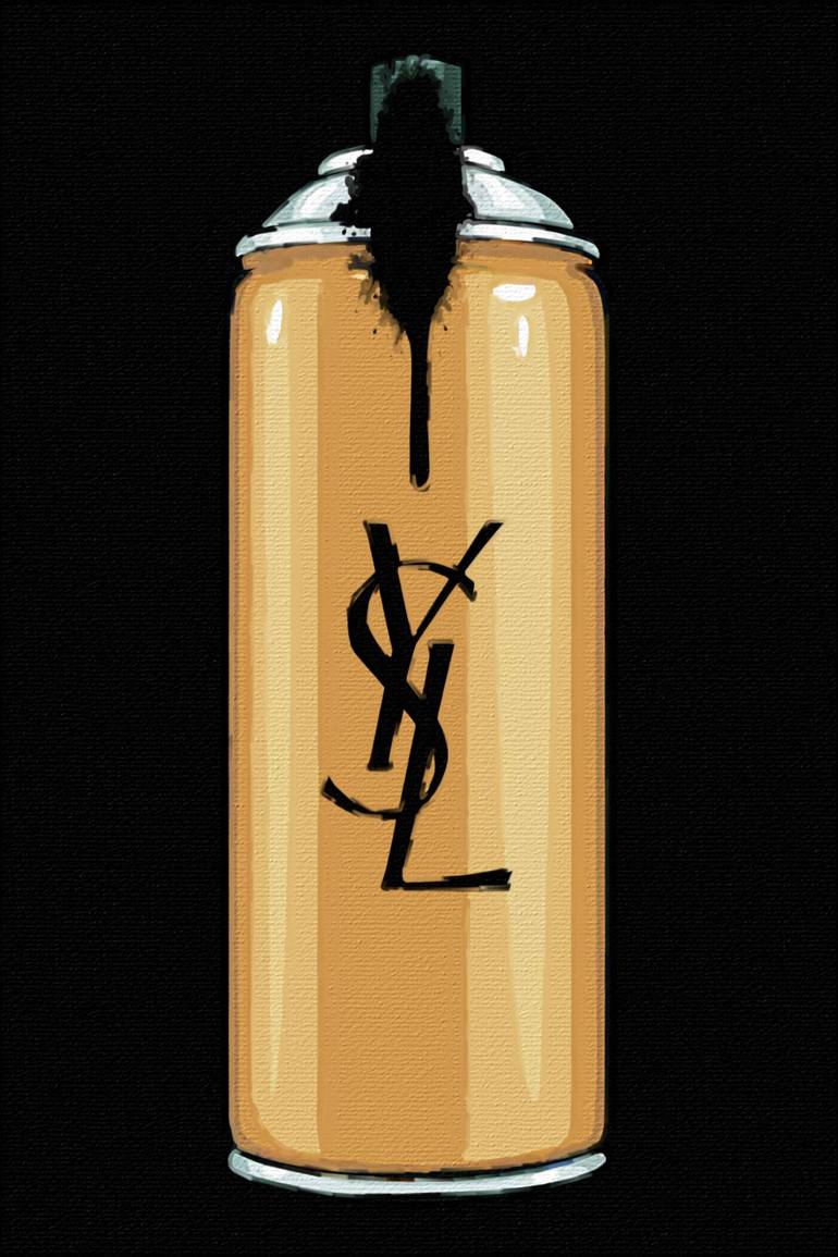 Yves Saint Laurent Ysl Toilet Paper, Peinture par Tony Rubino