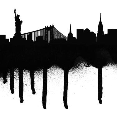 Print of Pop Art Cities Digital by Tony Rubino