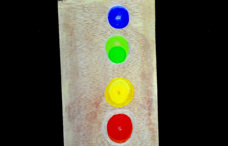 Original Abstract Painting by Heinz Schumi