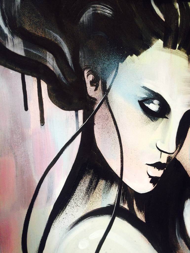 Original urban art Women Painting by Mishfit - Mish Maudsley