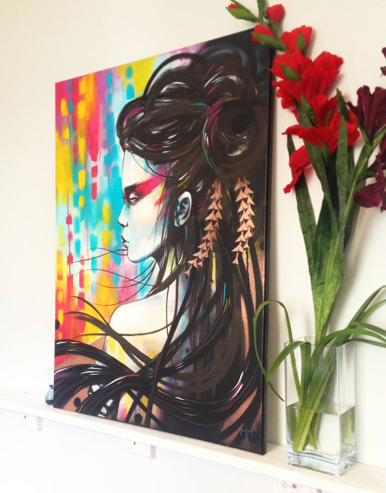 Original Women Painting by Mishfit - Mish Maudsley