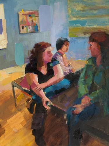 Print of Figurative People Paintings by Phyllis Gorsen
