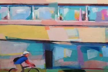 Print of Abstract Architecture Paintings by Phyllis Gorsen