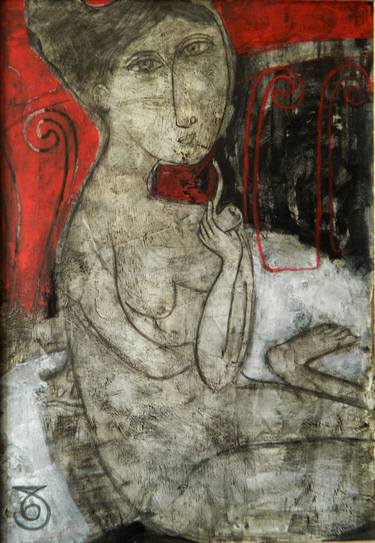 Original Nude Painting by buba arabuli