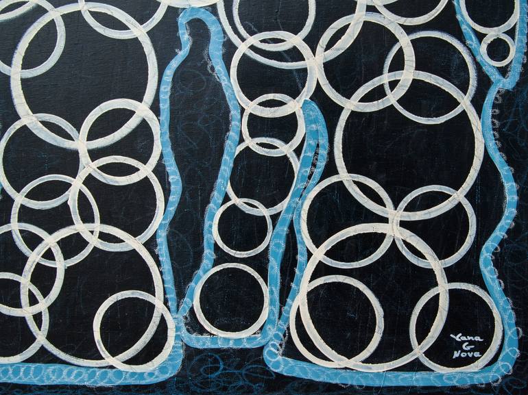 Original Abstract Animal Painting by Yana G Nova