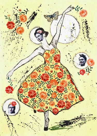 Original Dada Women Collage by Yana G Nova