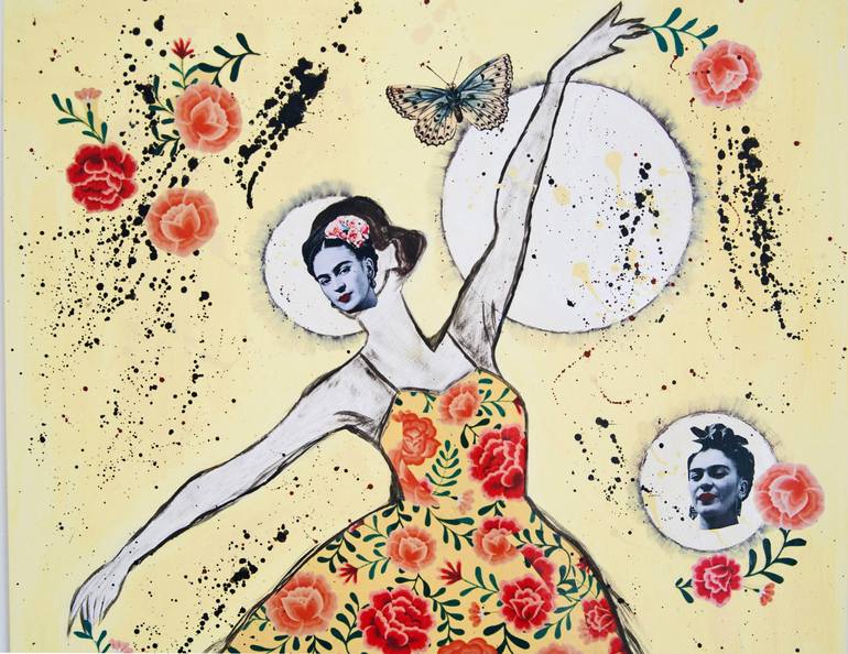 Original Dada Women Collage by Yana G Nova