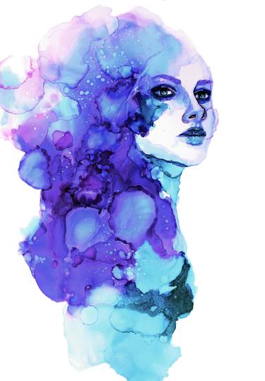 Original Abstract Portrait Paintings by Alana Kate