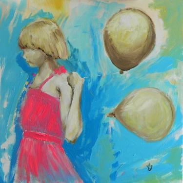 Original Figurative Abstract Paintings by Helen Dunning