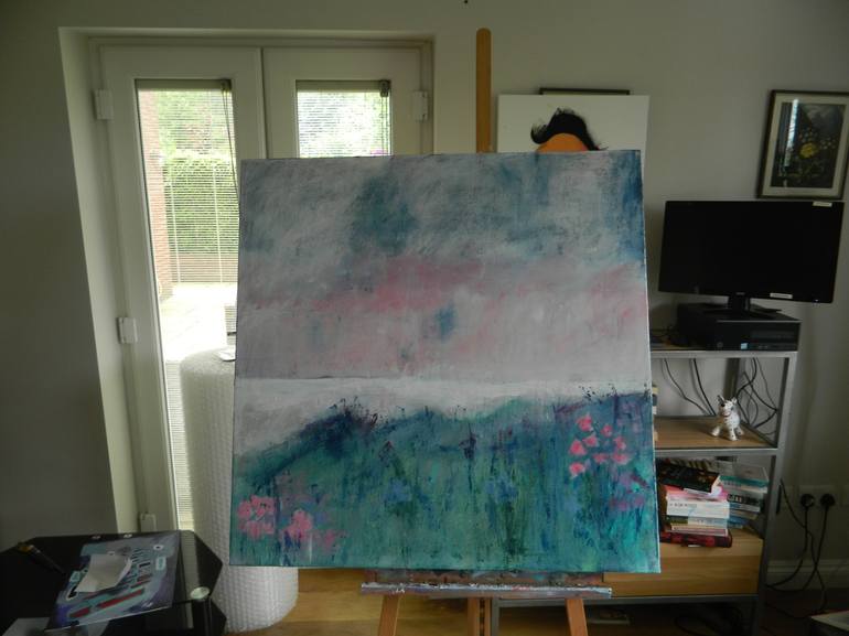 Original Abstract Landscape Painting by Helen Dunning