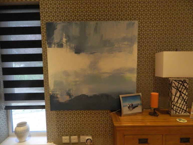 Original Abstract Expressionism Abstract Painting by Helen Dunning