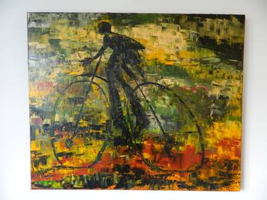 Original Conceptual Bike Paintings by Helen Dunning