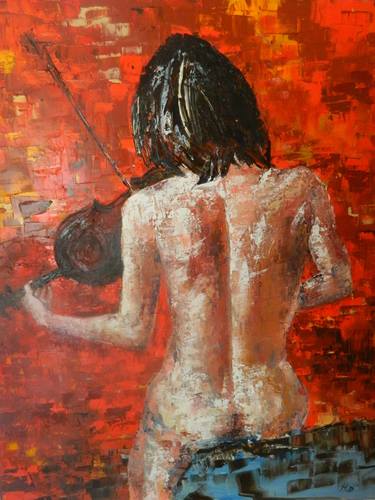 Original Figurative Nude Paintings by Helen Dunning