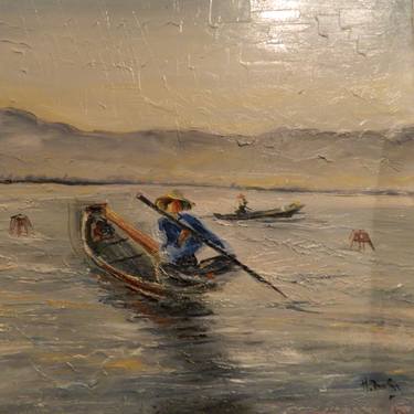 Print of Boat Paintings by Helen Dunning