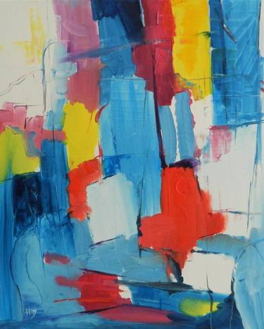 Original Impressionism Abstract Paintings by Helen Dunning