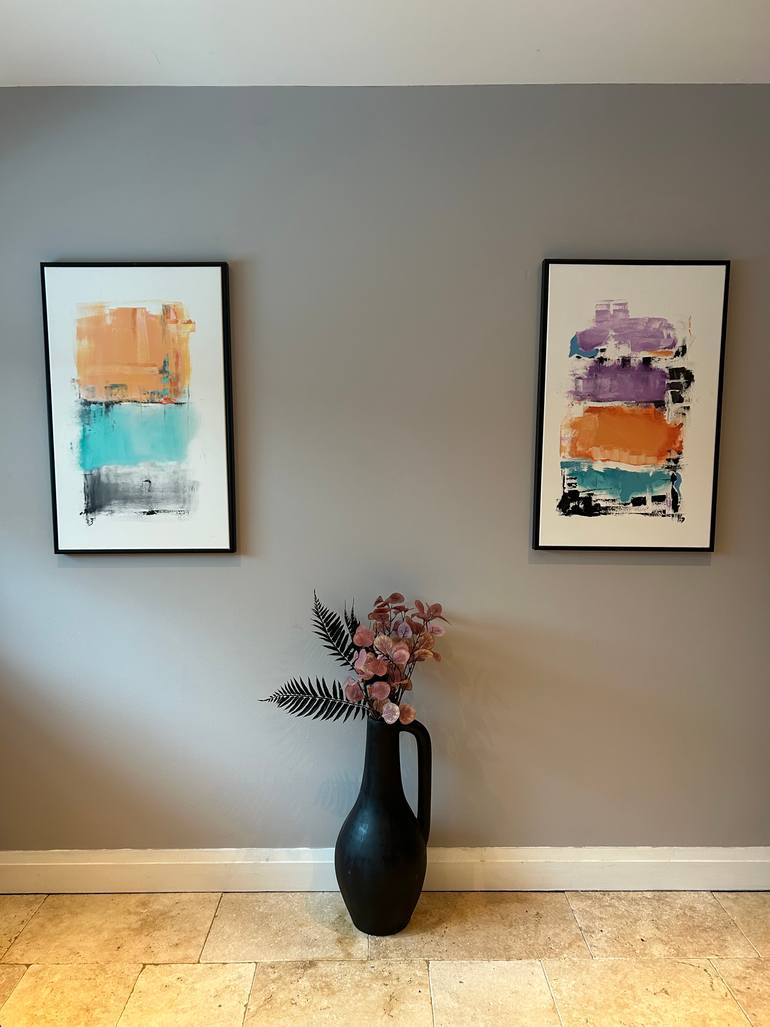 Original Abstract Painting by Helen Dunning