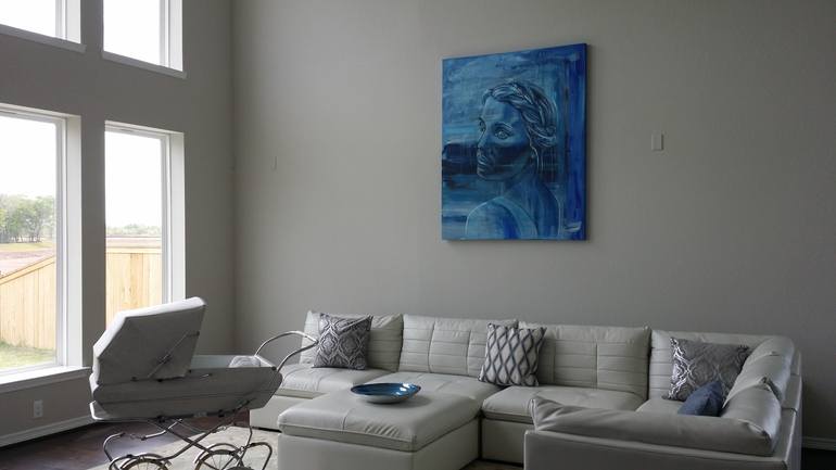 Original Expressionism People Painting by Catherine Gauché