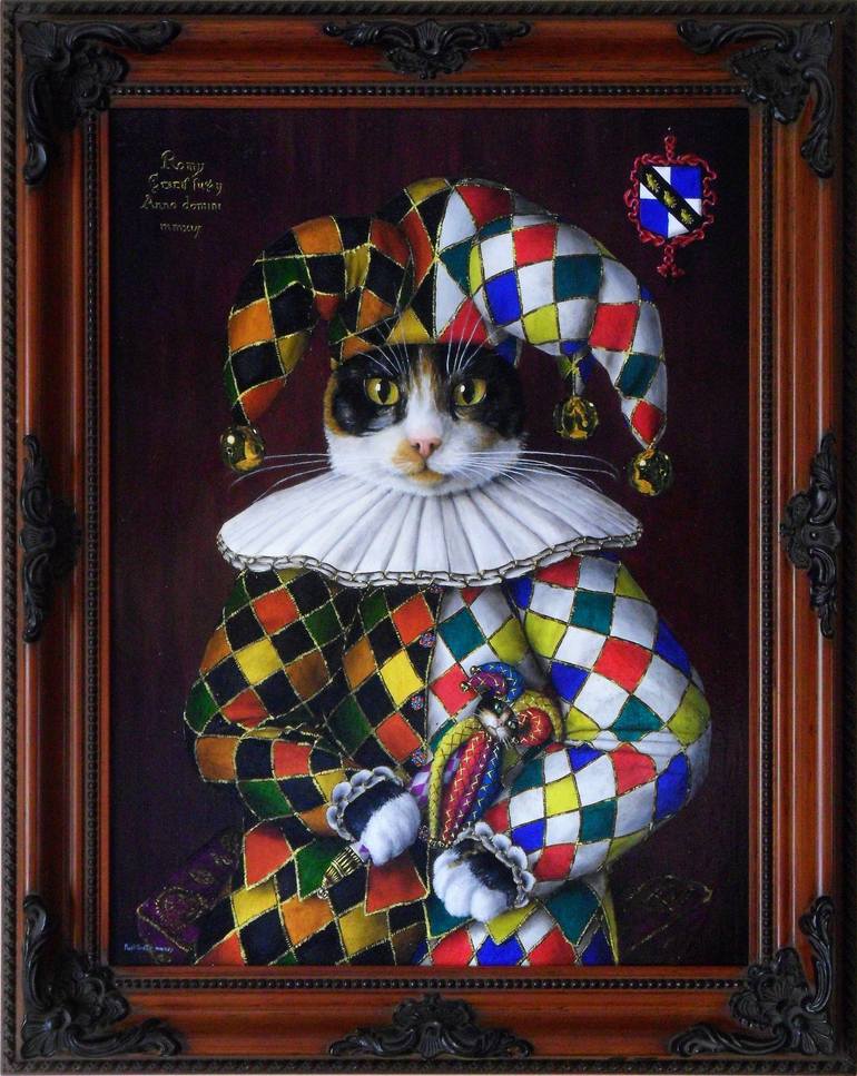 Original Other Cats Painting by Paul Grosse
