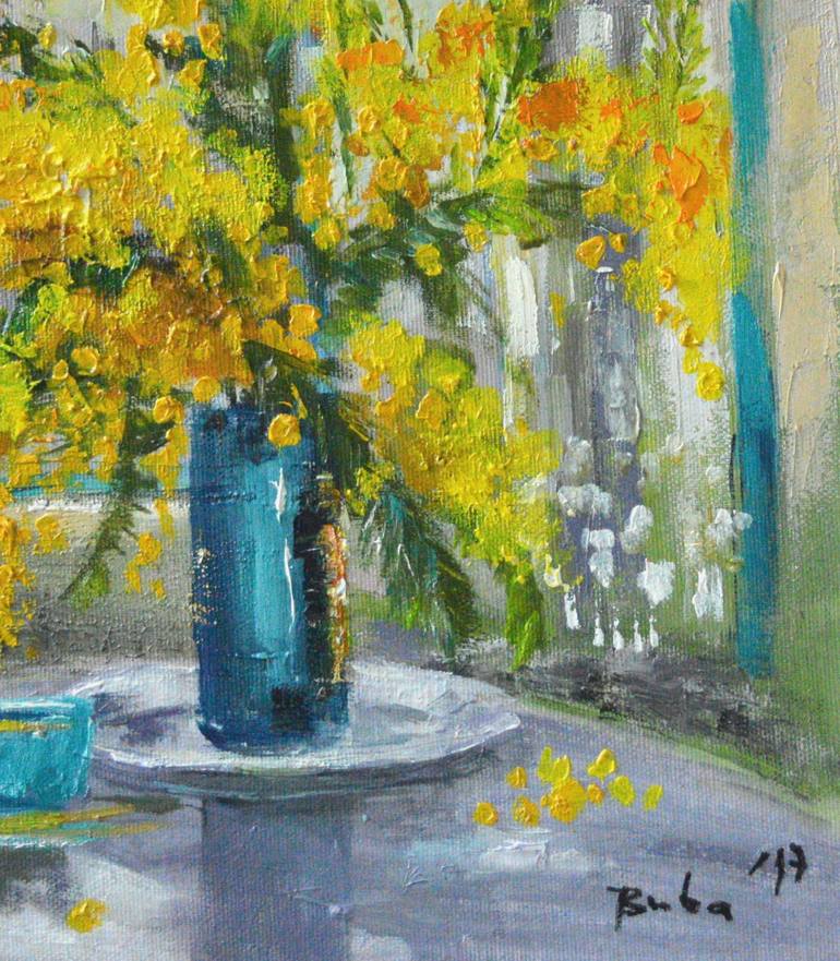 Original Impressionism Floral Painting by Buba Glodjovic