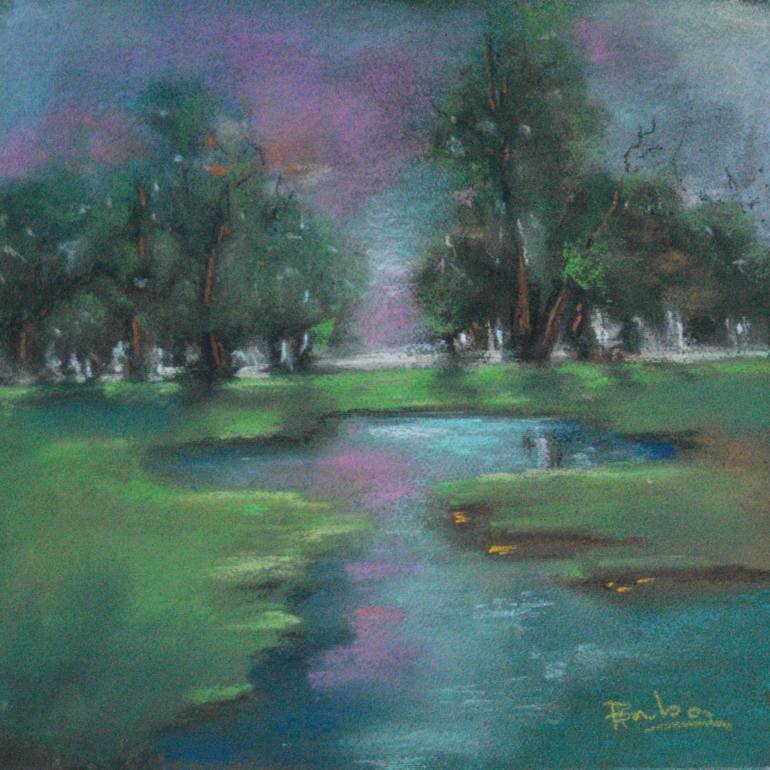 Original Fine Art Nature Painting by Buba Glodjovic