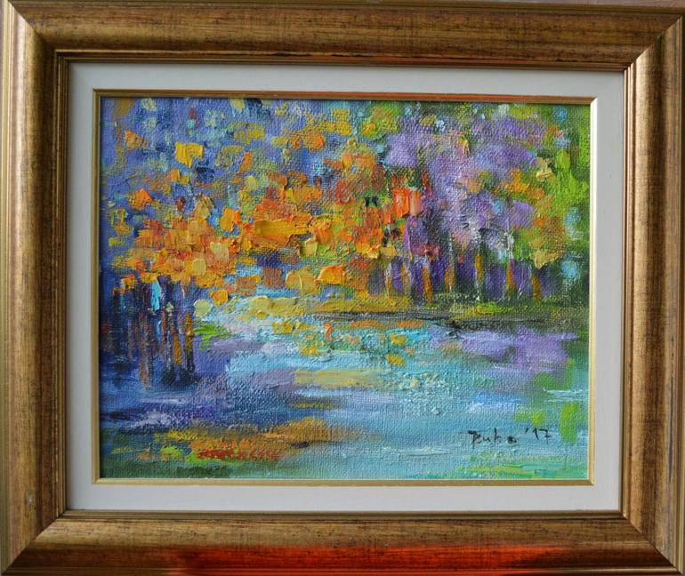 Original Impressionism Nature Painting by Buba Glodjovic