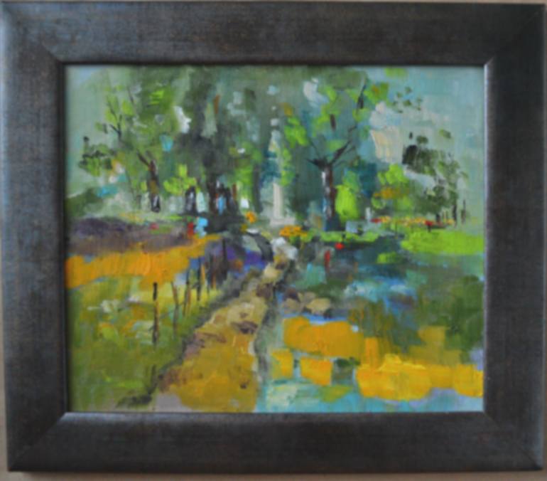 Original Landscape Painting by Buba Glodjovic