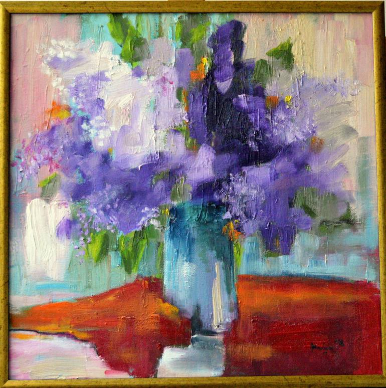 Lilac Painting by Buba Glodjovic | Saatchi Art