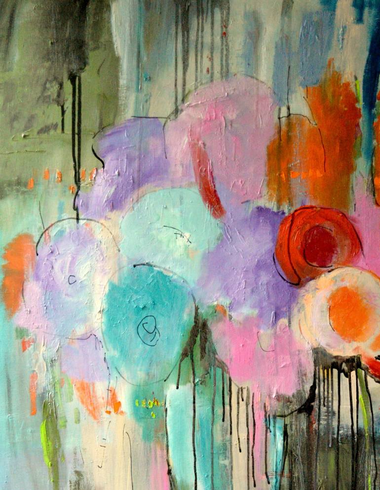 Original Abstract Painting by Buba Glodjovic