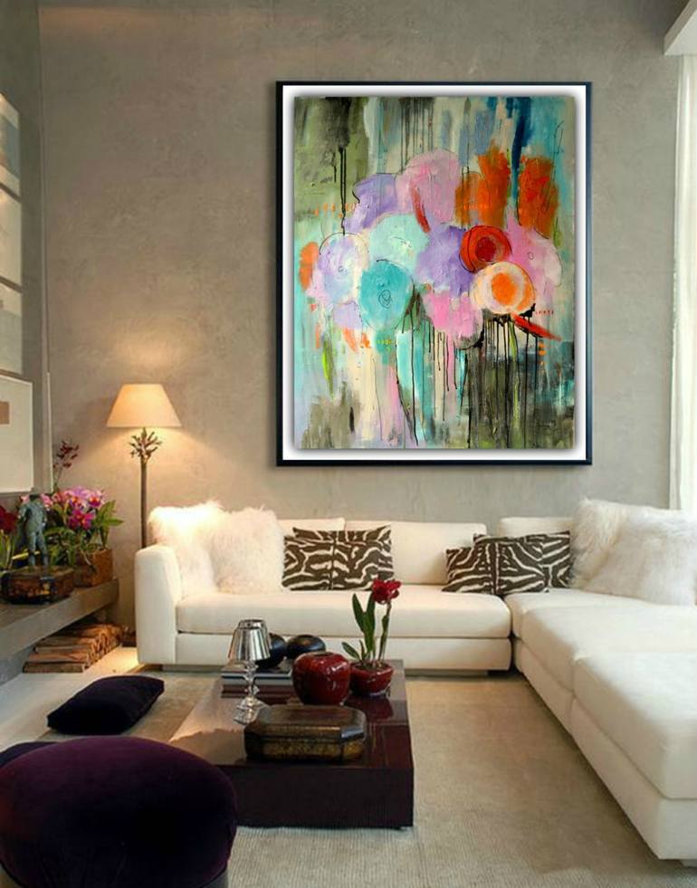 Original Abstract Painting by Buba Glodjovic