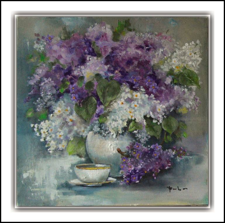 Original Fine Art Floral Painting by Buba Glodjovic