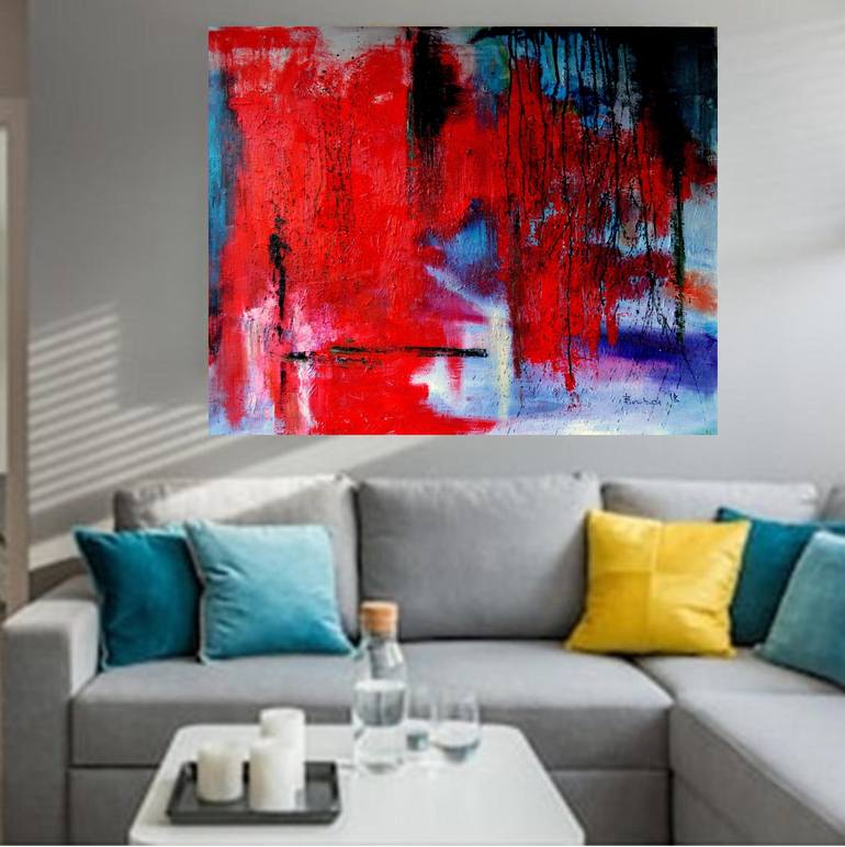 Original Abstract Painting by Buba Glodjovic