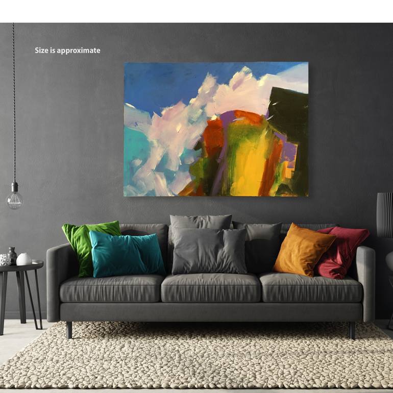Original Abstract Expressionism Abstract Painting by Michael Spence