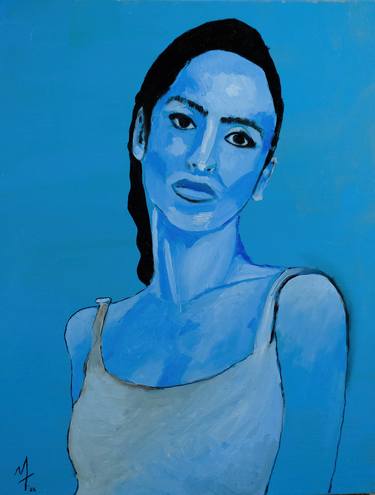Original Expressionism Women Paintings by Marco Alex