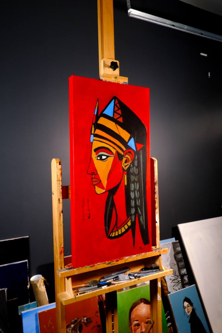 Original Contemporary Women Painting by Marco Alex