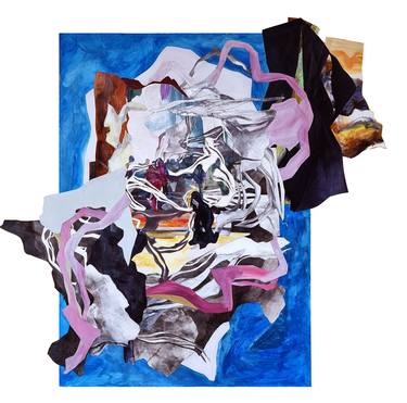 Original Abstract Collage by Hee Jung Han