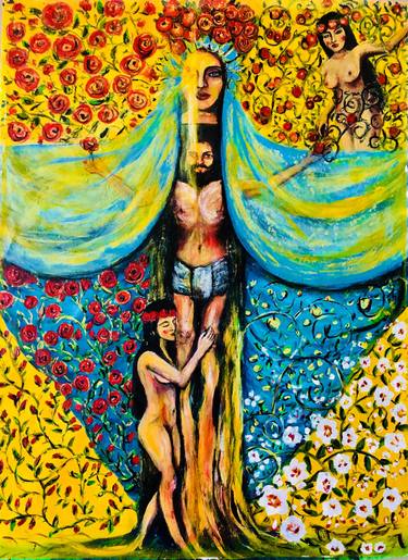 Original Conceptual Religion Paintings by Afri RT