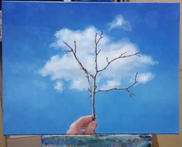 Original Surrealism Abstract Painting by Natalya Chuyko