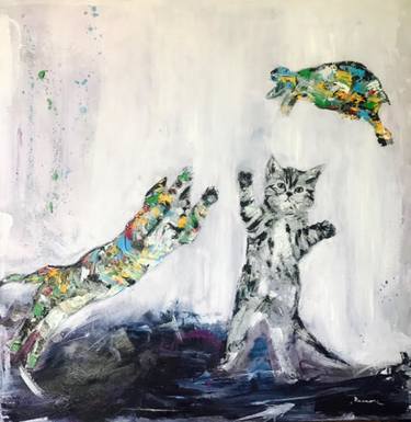 Original Conceptual Animal Paintings by Tamara Pierbattisti