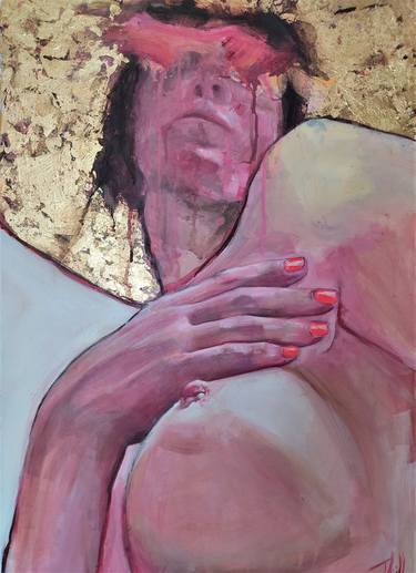 Original Figurative Nude Paintings by Regine Thill