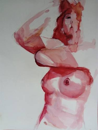 Original Figurative Body Paintings by Regine Thill