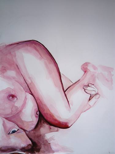 Original Figurative Nude Paintings by Regine Thill