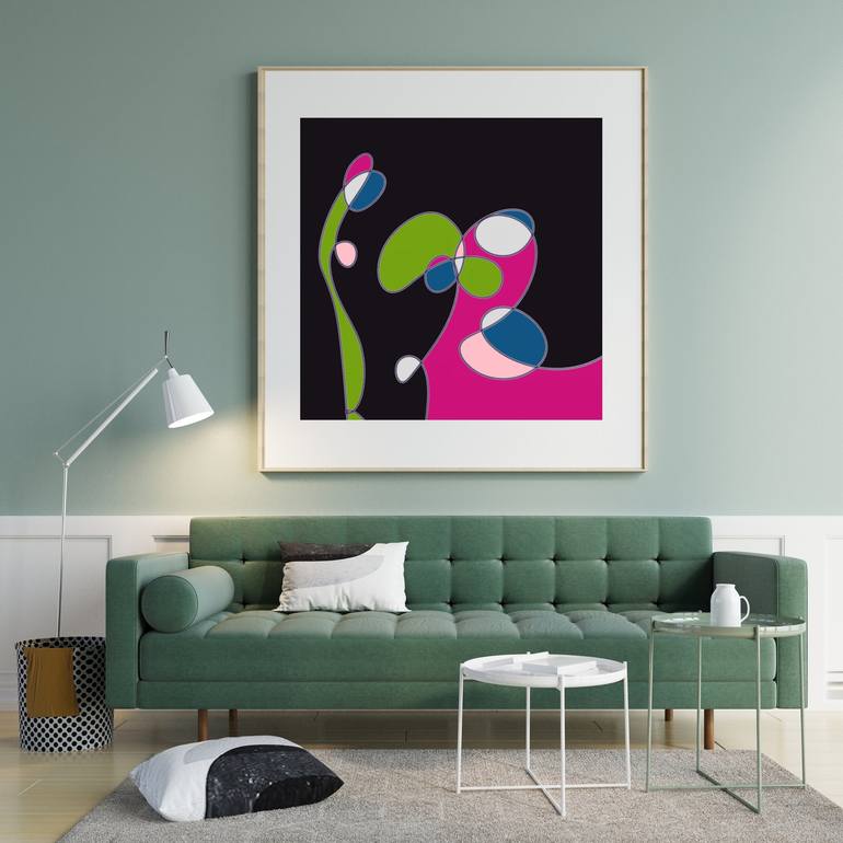 Original Abstract Drawing by Dalia Bucyte